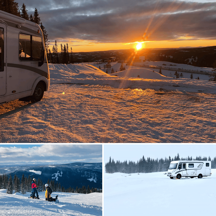 Øyvind Raaen bruker bobilen til fricamping hele året