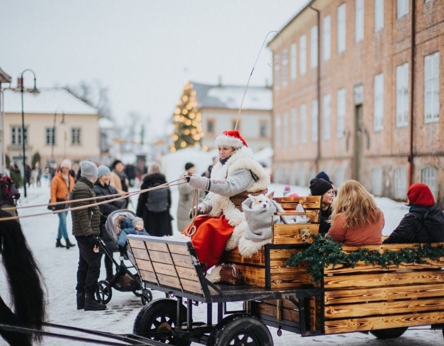 Stemningsfull jul i Gamlebyen i Fredrikstad