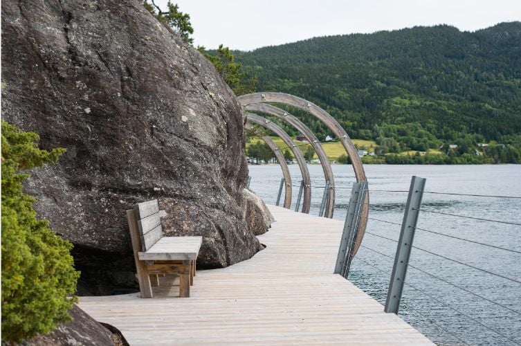 Boardwalk i Fyresdal