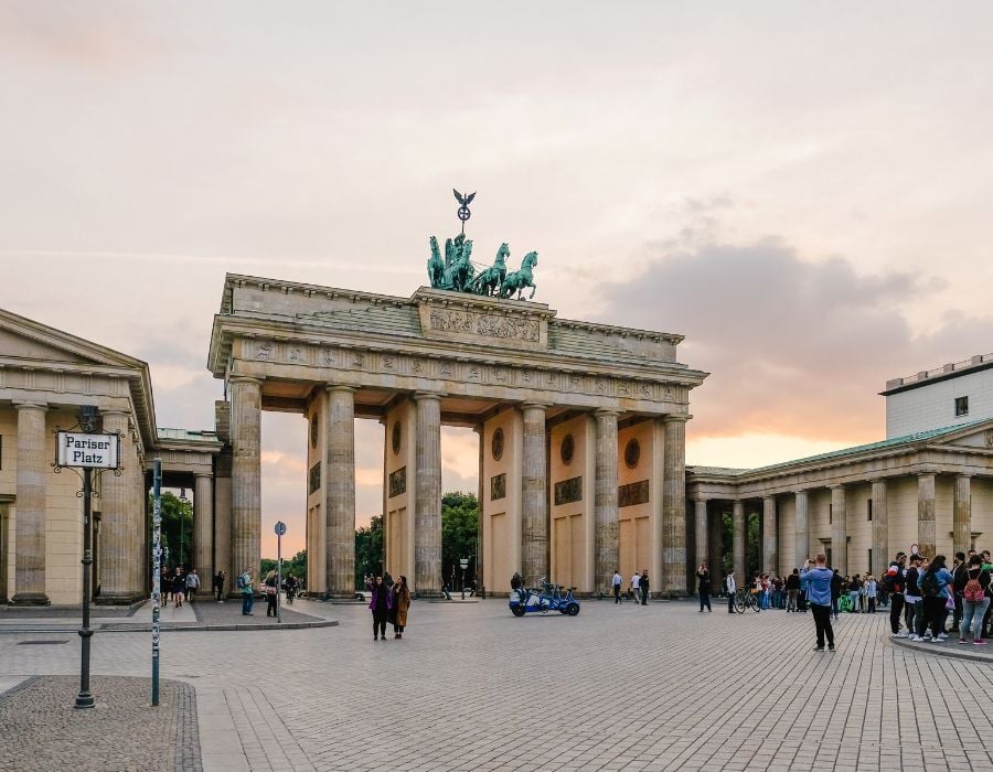 Branderburger Gate i Berlin