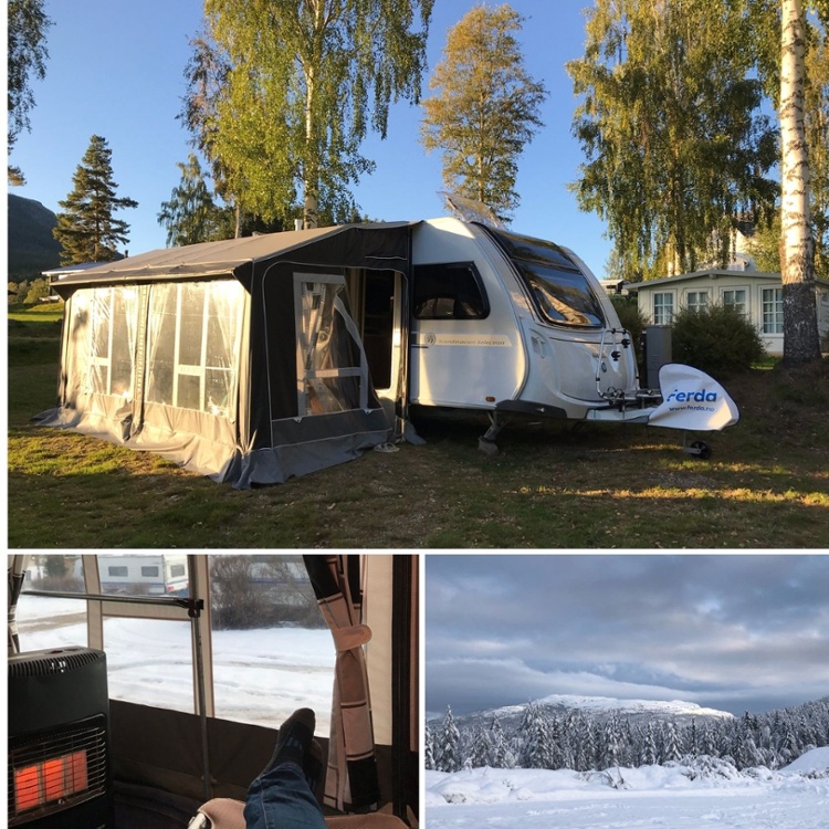 Hos Ferda får du kjøpt campingvogner som egner seg godt til vinterbruk. 