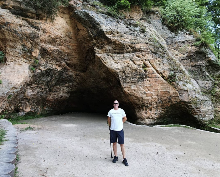 Chrisoffer reiser mye rundt med campingvogna fra Ferda