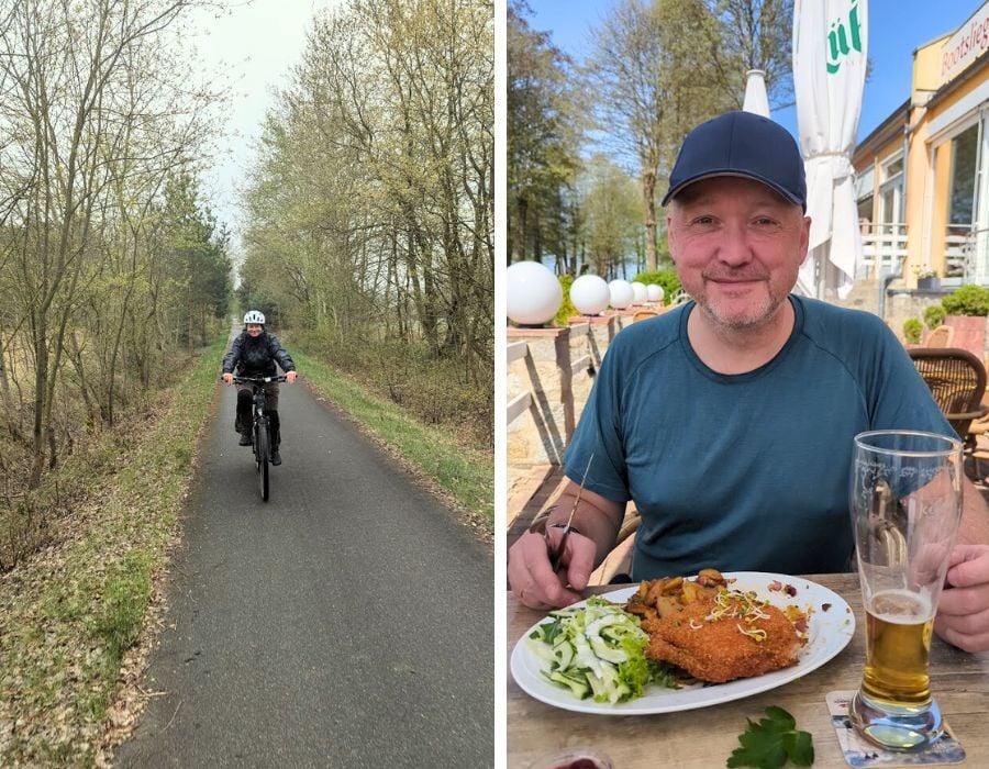 Sykkeltur i områdene rundt Berlin og hyggelig lunsj