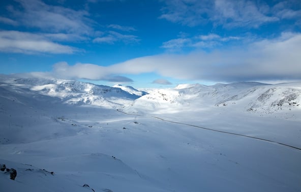 Vinterfjellet i Hemsedal på sitt beste